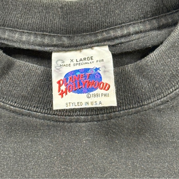 Vintage 1991 Planet Hollywood London T-Shirt Adult XL‎ - Picture 3 of 3